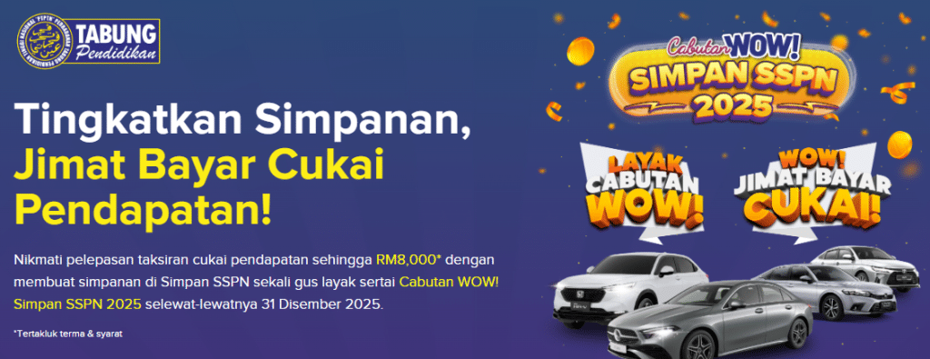 Image of Pelepasan Cukai LHDN 2025: Teknik Sah Guna SSPN, Dapat Takaful & Menang Mercedes!